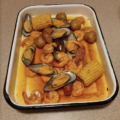 seafood boil from JJ Crab House in ann arbor